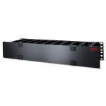 APC Horizontální organizátor kabelů, 1U x 6" hluboký, jednostranný s krytem