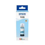 Inkoust Epson 108 EcoTank - světle azurový