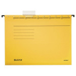 Závěsné papírové desky  LEITZ Alpha žluté, 25 ks