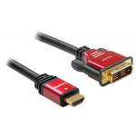 Delock Kabel High Speed HDMI – HDMI A samec > DVI samec 5 m 
