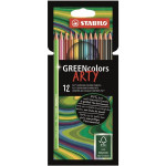 Pastelky Stabilo GREENcolors "ARTY", 12 barev