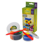 Modelovací pěnová hmota Cricco - sova, 6 barev