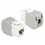 Delock Keystone Modul RJ45 samice > LSA Cat.6,UTP,bílý