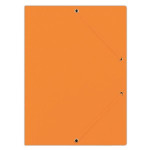Prešp.desky s chlop.a gumič.Donau,A4,oranžové,1ks
