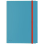 Desky chlop.,gumič.,kapsaLeitz Cosy,A4,modré,1 ks