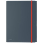 Desky chlop.,gumič.,kapsaLeitz Cosy,A4,šedé,1 ks