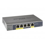 Netgear PLUS SWITCH, 5xGbE powering only via PoE switch (mngt. via PC utility-monitoring also via WEB)