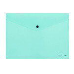 Zakl.pouzdro s drukem Pastelini - A4, zelené, 1 ks