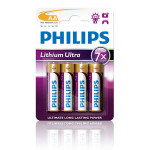 Philips baterie AA Ultra lithium - 4ks