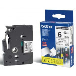 Brother - TZe-S211 bílá / černá (6mm,lamin.,extrémně adhez.)