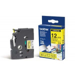 Brother - TZe-631, žlutá / černá (12mm, laminovaná)