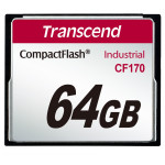 Transcend 64GB INDUSTRIAL CF CARD CF170 paměťová karta (MLC)