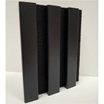 Akustický panel na filcu - 2,08 m2, folie, černý