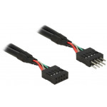 Delock USB 2.0 Pin konektor prodlužovací kabel 10 pin samec / samice 50 cm 