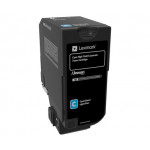 Lexmark toner 74C2HCE / azurová / 12 000 stran / corporate 
