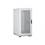 DIGITUS 26U serverový stojan, Unique Series, dveře z děrované oceli 1340x600x1000 mm, barva šedá (RAL 7035)