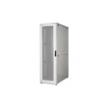 DIGITUS Serverový stojan 42U, Unique Series, dveře z perforované oceli 2050x600x1200 mm, barva šedá (RAL 7035)