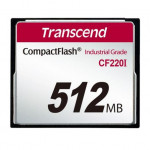 Transcend 512MB INDUSTRIAL TEMP CF220I CF CARD (SLC) Fixed disk and UDMA5