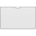 Kapsy na vizitku samolep., otvor na delší str.,6ks