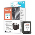 PEACH kompatibilní cartridge HP CH563E No.301XL, Black, 14 ml
