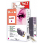 PEACH kompatibilní cartridge Canon CLI-526M, Magenta, 10 ml
