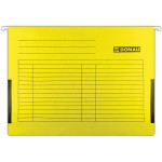 Závěsné desky s bočnicemi DONAU - A4, žluté