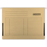 Závěsné desky s bočn. Donau - A4, 230 g/m2, hnědé