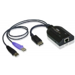 ATEN USB DisplayPort Virtual Media KVM Adapter with Smart Card Support  