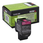 Toner Lexmark 80C20M0, purpurový