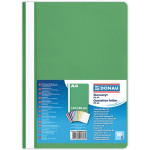 Plastové rychlovazače DONAU A4, zelené, 10 ks