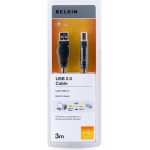Belkin kabel USB 2.0. A/B řada standard, 3m