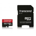 Transcend 128GB microSDXC UHS-I 400x Premium (Class 10) paměťová karta (s adaptérem)