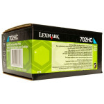Toner Lexmark 70C2HC0, azurový