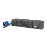 APC Rack PDU, Metered, 2U, 32A, 230V, IEC309 32A 2P+E -> (12) C13S & (4) C19 