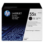 Toner HP CE255XD, černý, dvojbalení