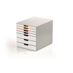 Zásuvkový box VARICOLOR® 7, 7 bar. zásuvek, bílý