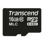 Transcend 16GB microSDHC (Class 10) MLC průmyslová paměťová karta (bez adaptéru), 20MB/s R, 16MB/s W
