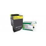 Lexmark CS/CX31/41/51x Yellow Toner Cartridge Return - 2 300 stran