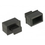 Delock Prachová záslepka pro SFP slot s uchopením 10 kusů černá