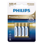 Philips baterie 4x AAA (1,5V), řada Premium Alkaline