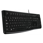 Logitech klávesnice K120, DE, USB, černá