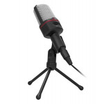 C-TECH Stolní mikrofon MIC-02, 3,5mm stereo jack, kabel 2.5m