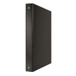 4krouž.pořadač Donau,A4, 4,5 cm, černý,O-mechanika