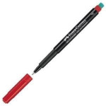 Perm.popis. Faber-Castell Multimark 1513F-červený