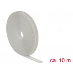 Delock Vázací pásky na suchý zip D 10 m x Š 13 mm oválné šedá