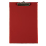 Psací podložka s klipem A4, 25 listů, červená