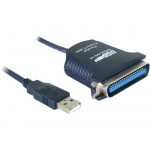 DeLock Konvertor USB->Centronics (IEEE-1284), kabel 0,8 m