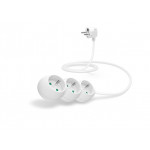 CONNECT IT prodlužovací kabel 230 V, 3 zásuvky, 1,5 m, bez vypínače (bílý)