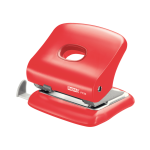 Rapid stolní děrovačka  FC30, 30 listů, světle červená