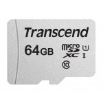 Transcend 64GB microSDXC 300S UHS-I U1 (Class 10) paměťová karta (bez adaptéru) 